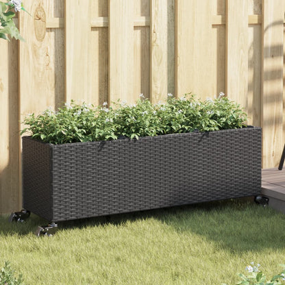 Jardineras Con 3 Maceteros 2 Uds Ratán Pe
