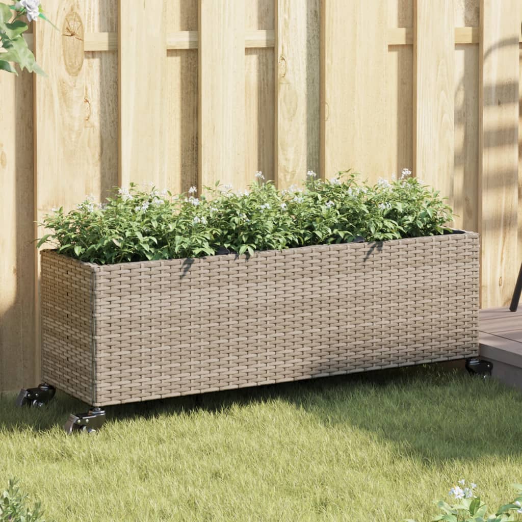 Jardineras Con 3 Maceteros 2 Uds Ratán Pe