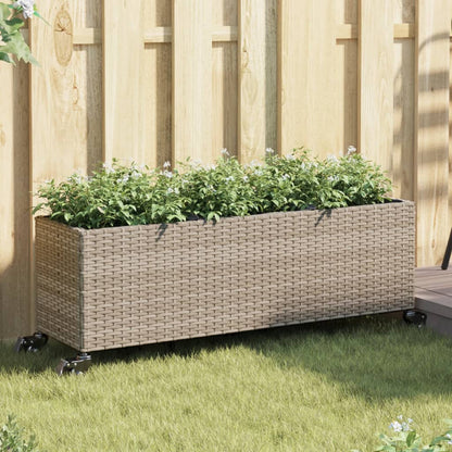 Jardineras Con 3 Maceteros 2 Uds Ratán Pe