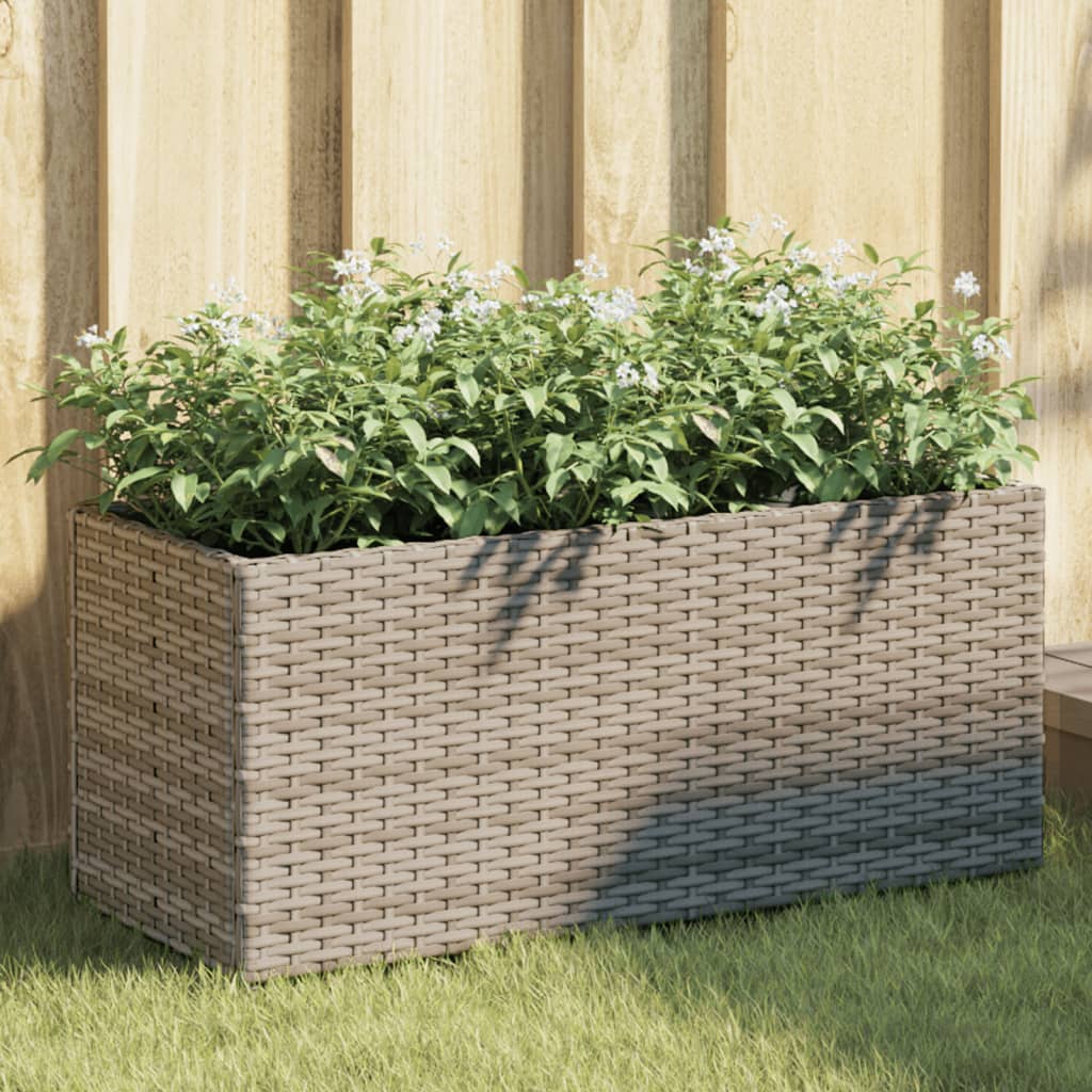 Jardineras Con 3 Maceteros 2 Uds Ratán Pe