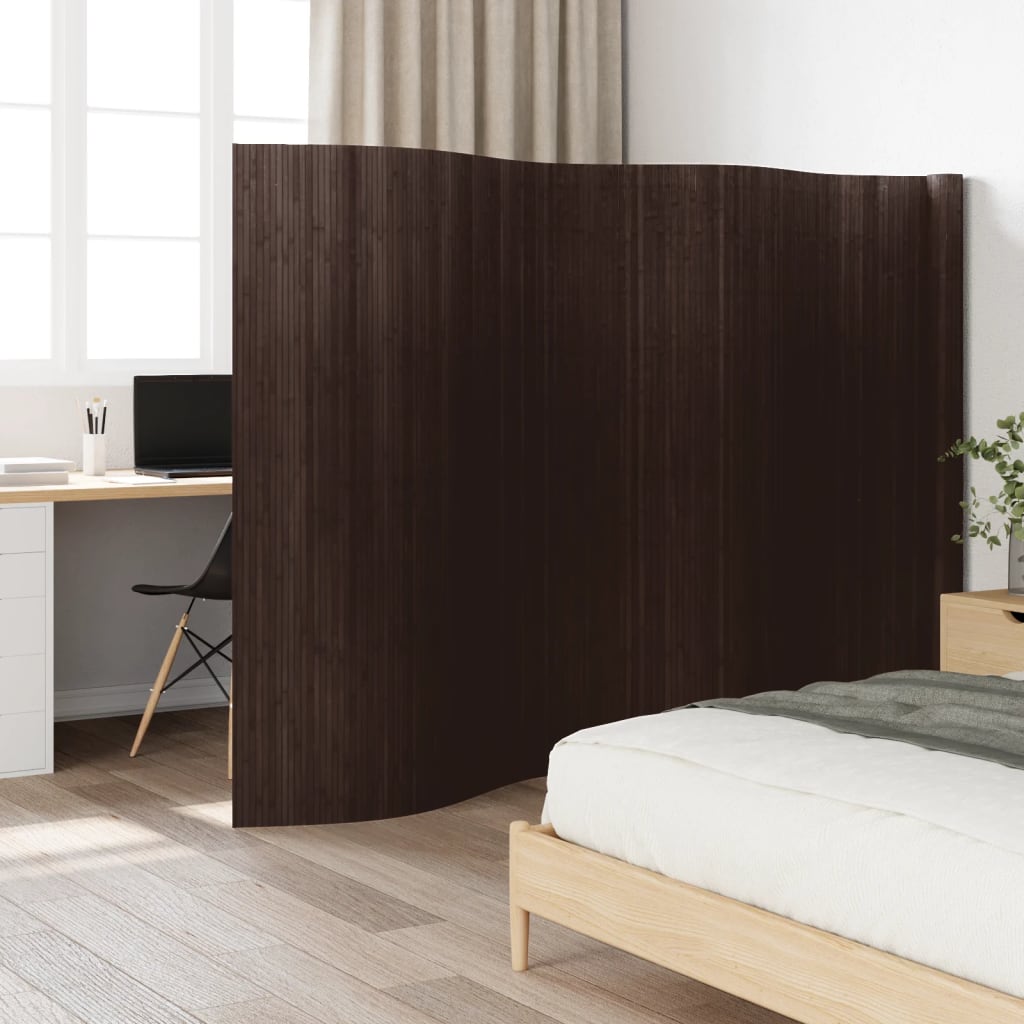 Biombo Divisor De Bambú Ancho Alto 165 Cm
