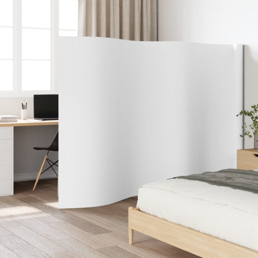 Biombo Divisor De Bambú Ancho Alto 165 Cm