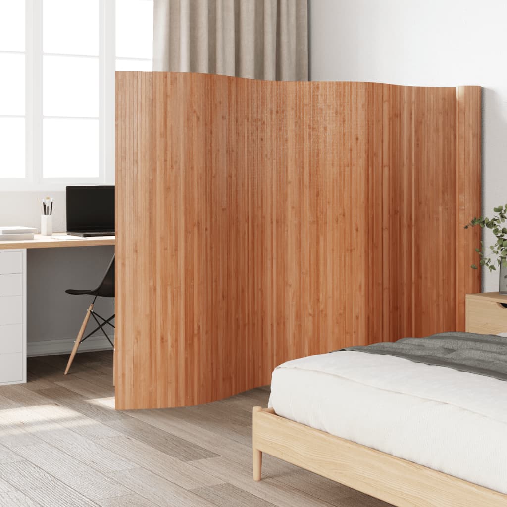Biombo Divisor De Bambú Ancho Alto 165 Cm