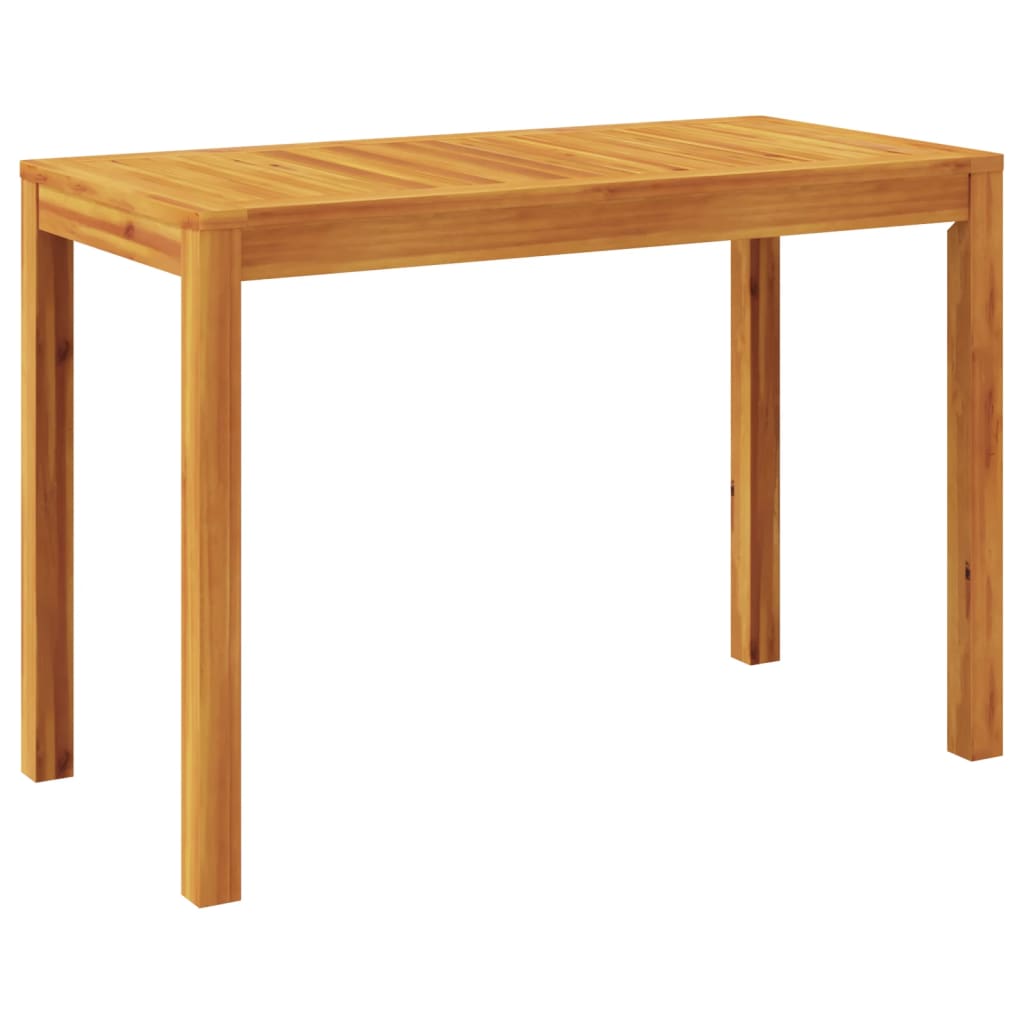Mesa De Comedor De Jardín Madera Maciza De Acacia