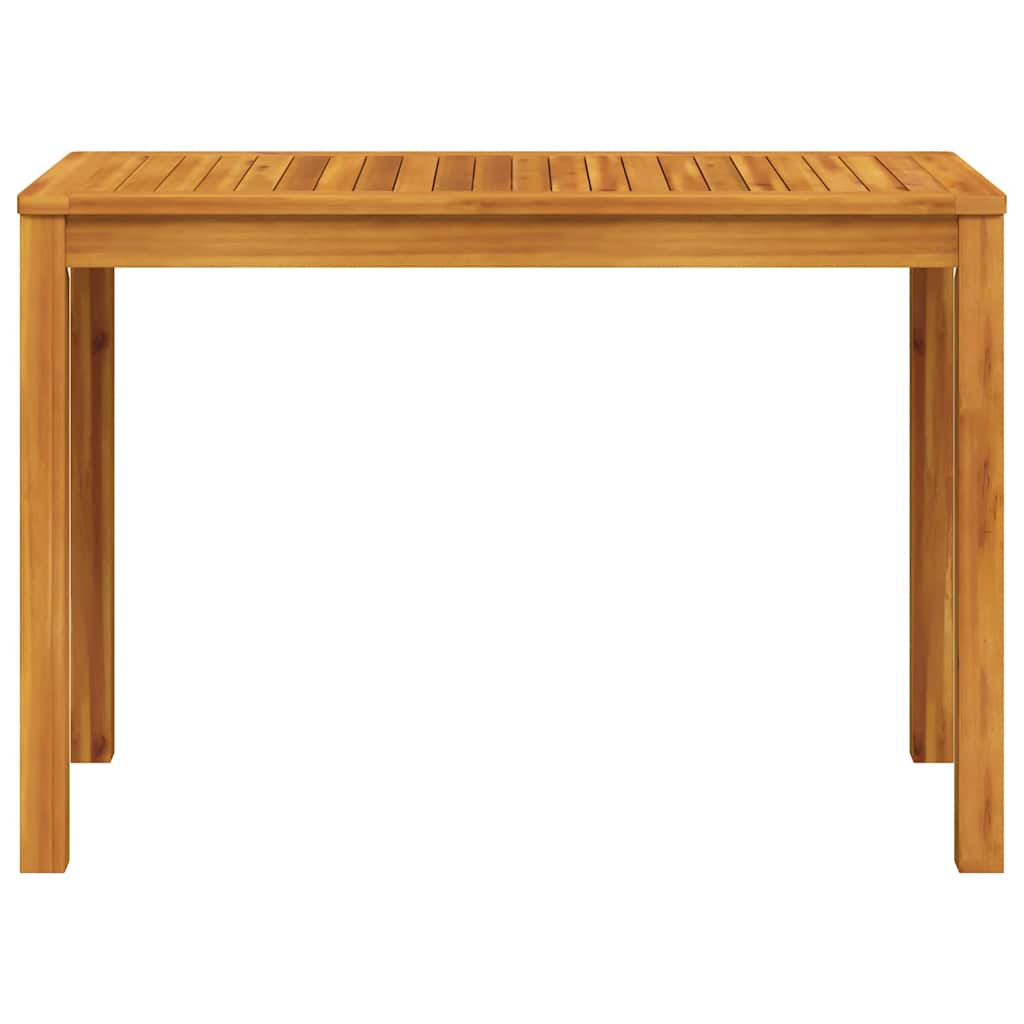Mesa De Comedor De Jardín Madera Maciza De Acacia