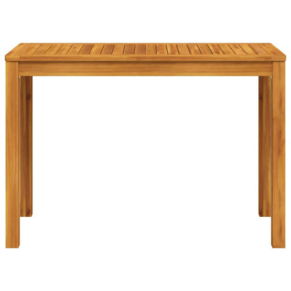 Mesa De Comedor De Jardín Madera Maciza De Acacia