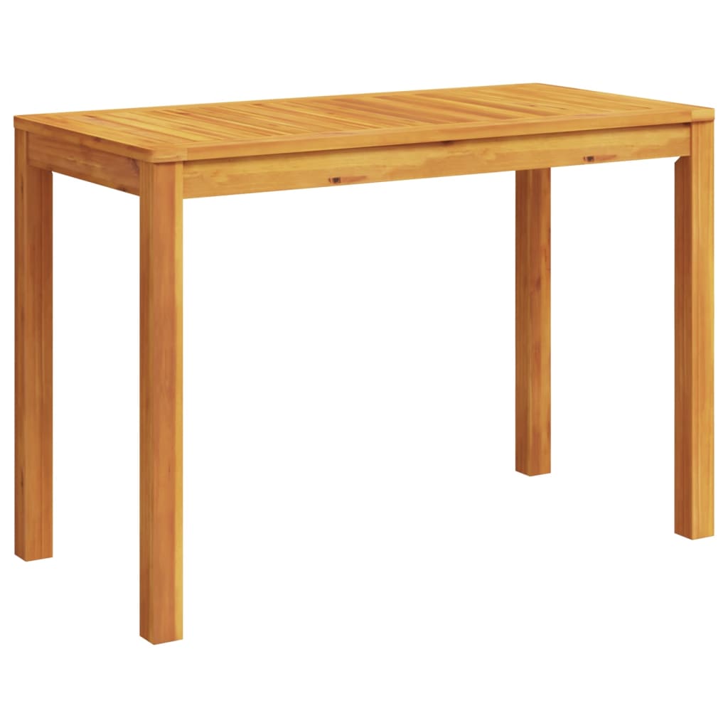 Mesa De Comedor De Jardín Madera Maciza De Acacia