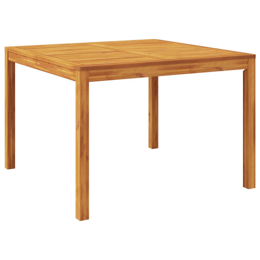 Mesa De Comedor De Jardín Madera Maciza De Acacia
