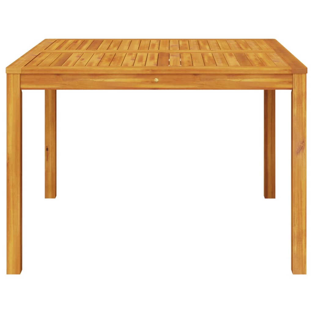 Mesa De Comedor De Jardín Madera Maciza De Acacia