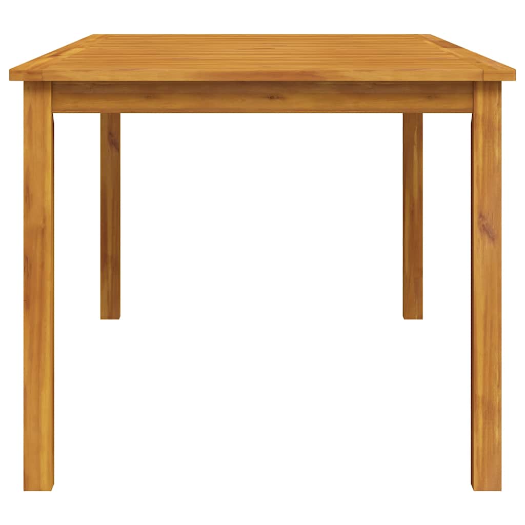 Mesa De Comedor De Jardín Madera Maciza De Acacia