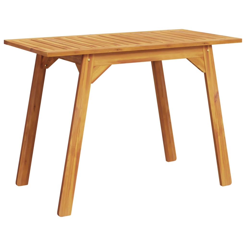 Mesa De Comedor De Jardín Madera Maciza De Acacia 110X56X75 Cm