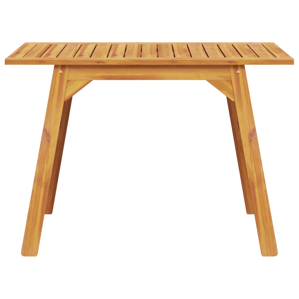 Mesa De Comedor De Jardín Madera Maciza De Acacia 110X56X75 Cm