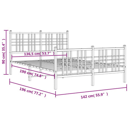 Estructura Cama Sin Colchón Con Estribo Metal
