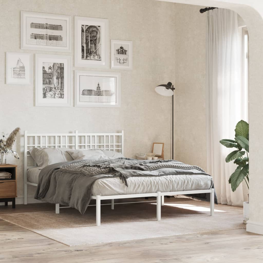 Estructura Cama Sin Colchón Con Estribo Metal