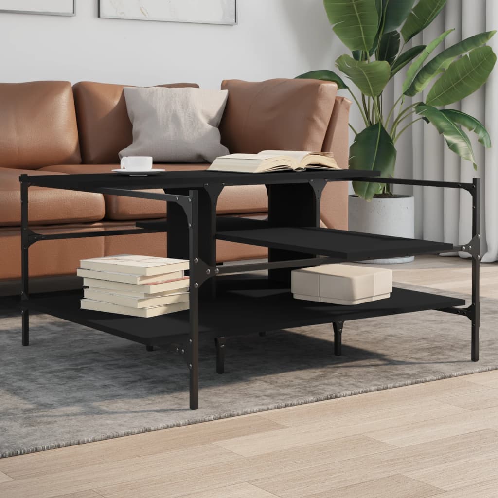 Mesa De Centro Madera De Ingeniería 100X100X48,5 Cm