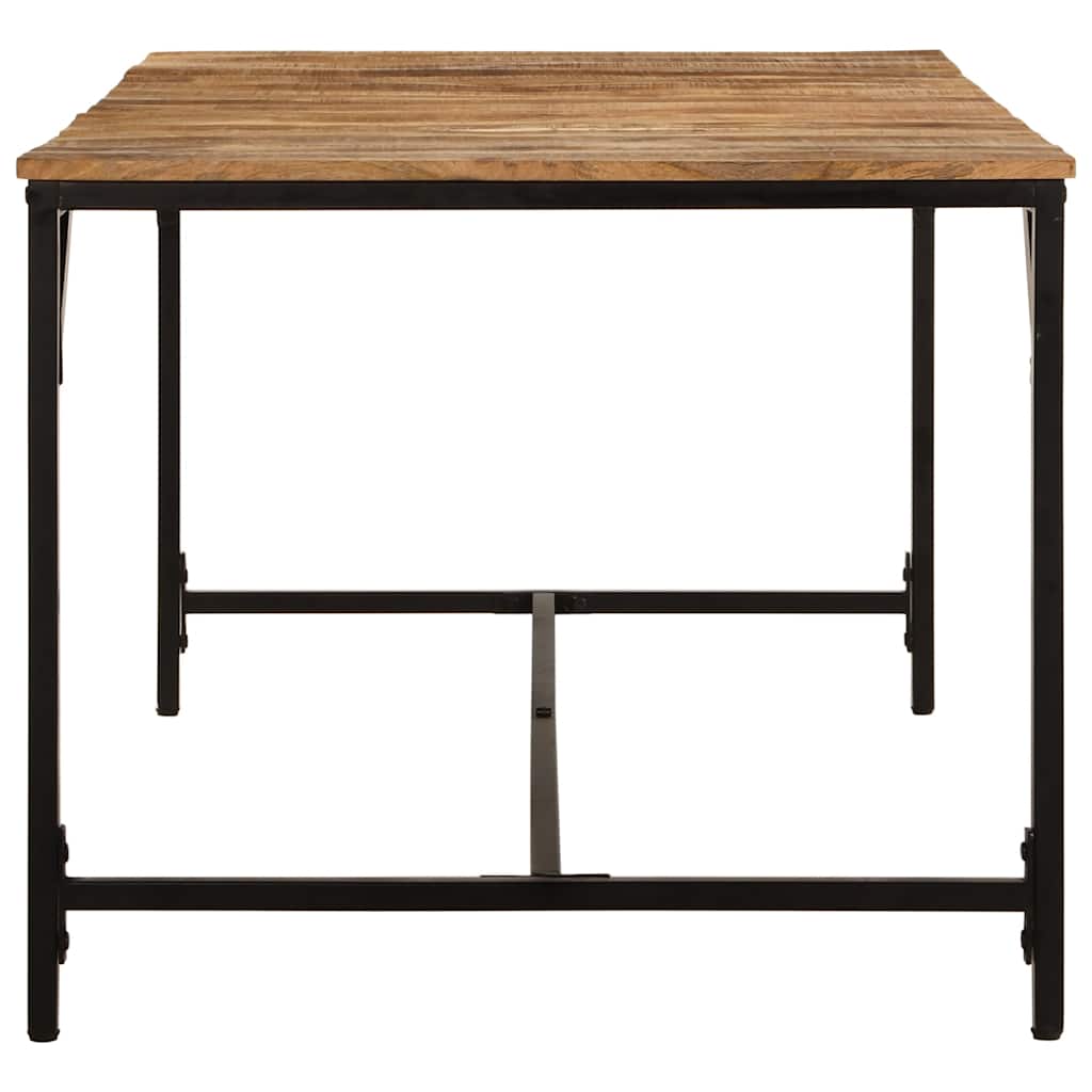 Mesa De Comedor Madera Maciza De Mango Rugosa