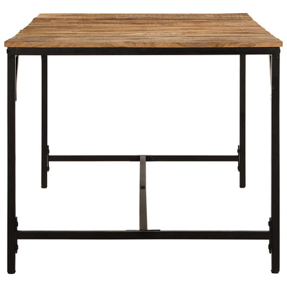 Mesa De Comedor Madera Maciza De Mango Rugosa