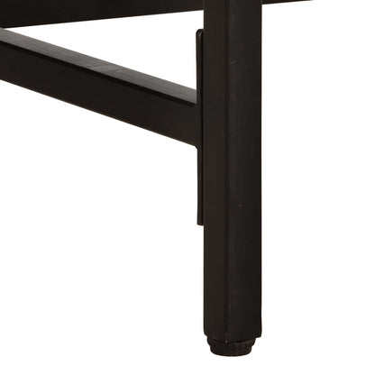 Mesa De Comedor Madera Maciza De Mango Rugosa