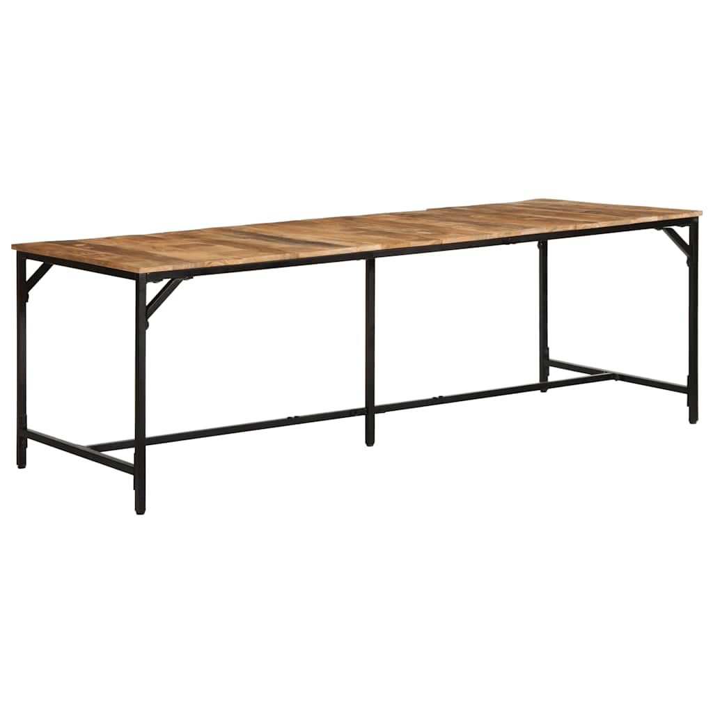 Mesa De Comedor Madera Maciza De Mango Rugosa