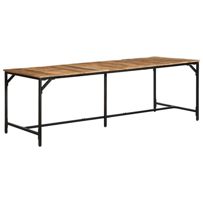 Mesa De Comedor Madera Maciza De Mango Rugosa