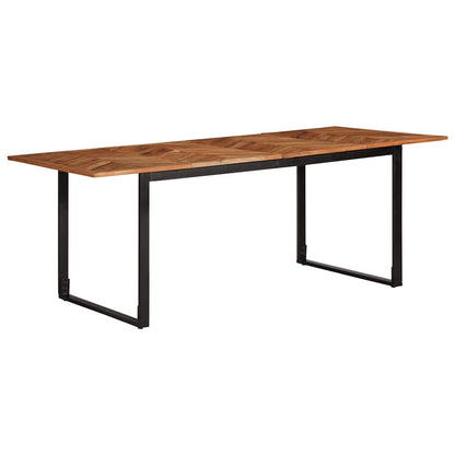 Mesa De Comedor Madera Maciza Acacia