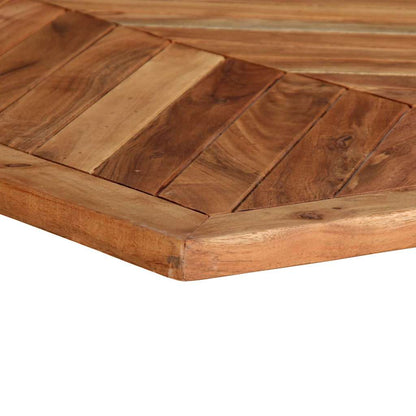 Mesa De Comedor Madera Maciza Acacia
