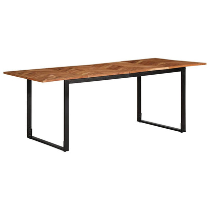Mesa De Comedor Madera Maciza Acacia