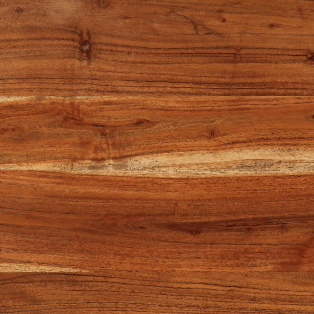 Mesa De Centro Madera Maciza De Acacia 90X55X40 Cm