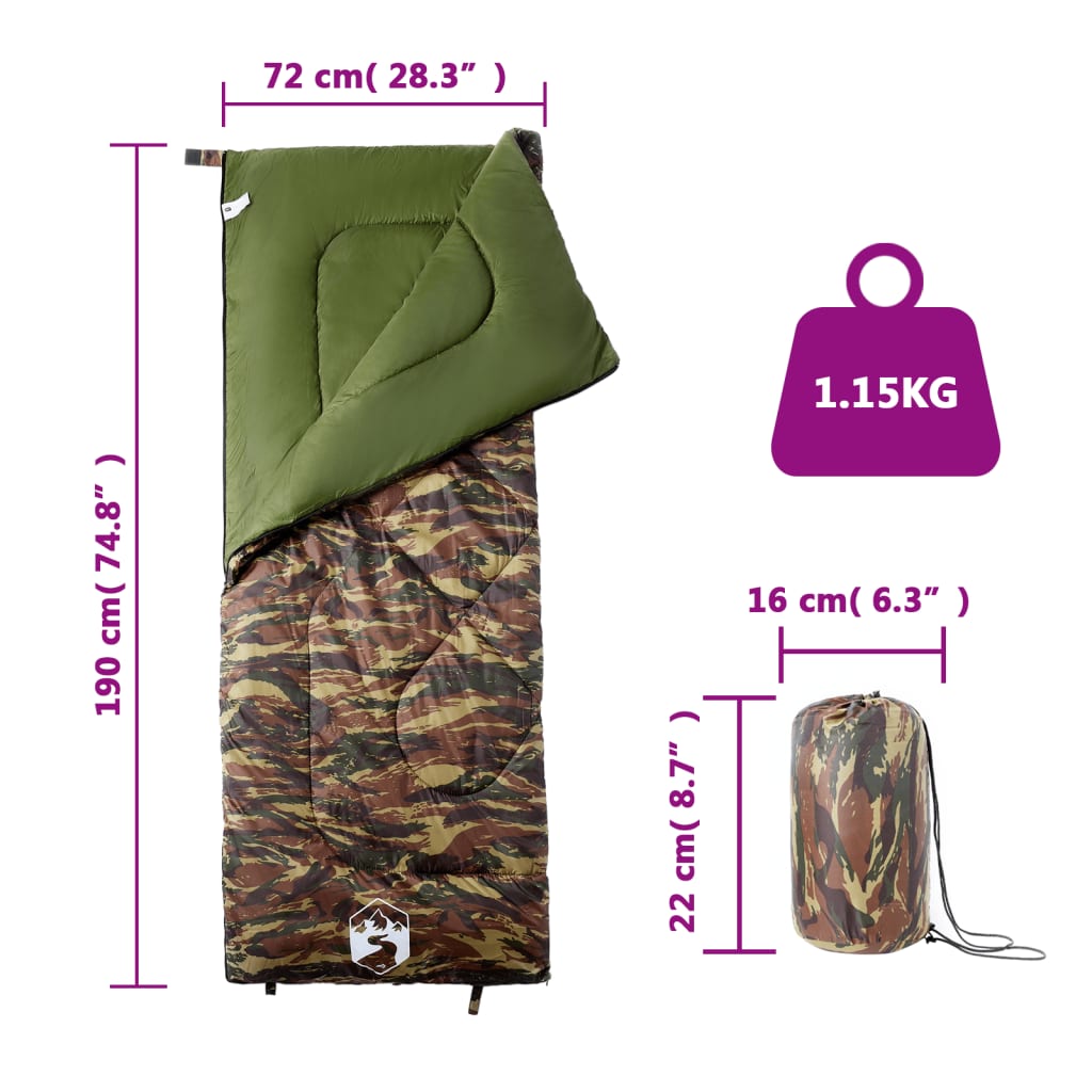 Saco De Dormir De Camping Para Adultos 3 Estaciones