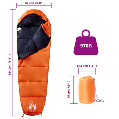 Saco De Dormir Tipo Momia De Camping Para Adultos 3 Estaciones