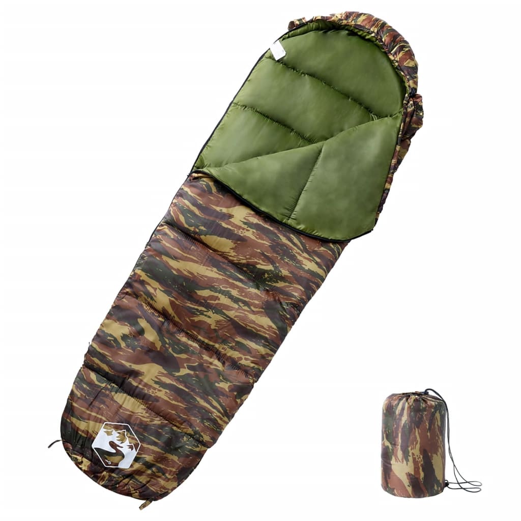 Saco De Dormir Tipo Momia De Camping Para Adultos 3 Estaciones