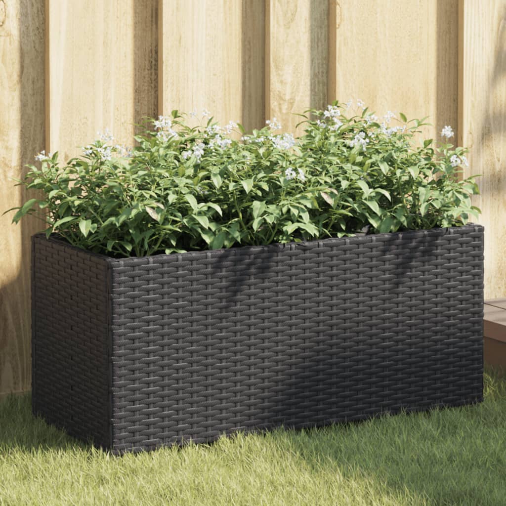 Jardineras Con 3 Maceteros 2 Uds Ratán Pe
