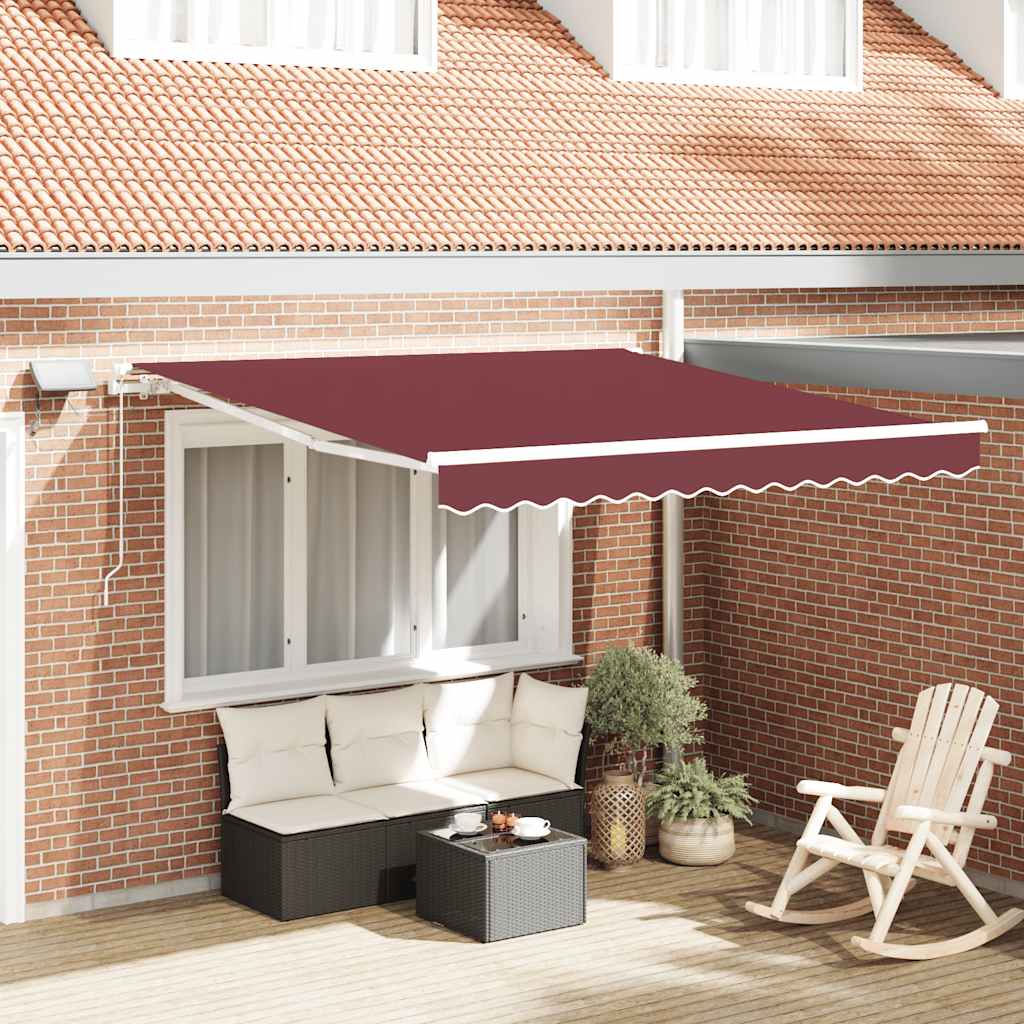 Toldo Retráctil Manual Con Led