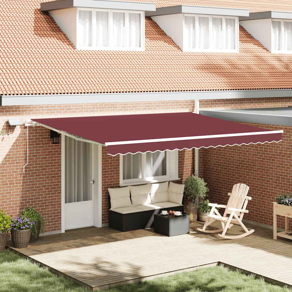 Toldo Retráctil Manual Con Led