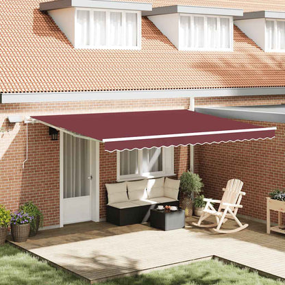 Toldo Retráctil Manual Con Led