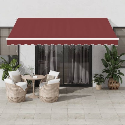 Toldo Retráctil Manual Con Led
