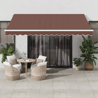Toldo Retráctil Manual Con Led