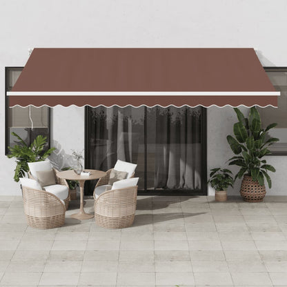 Toldo Retráctil Manual Con Led