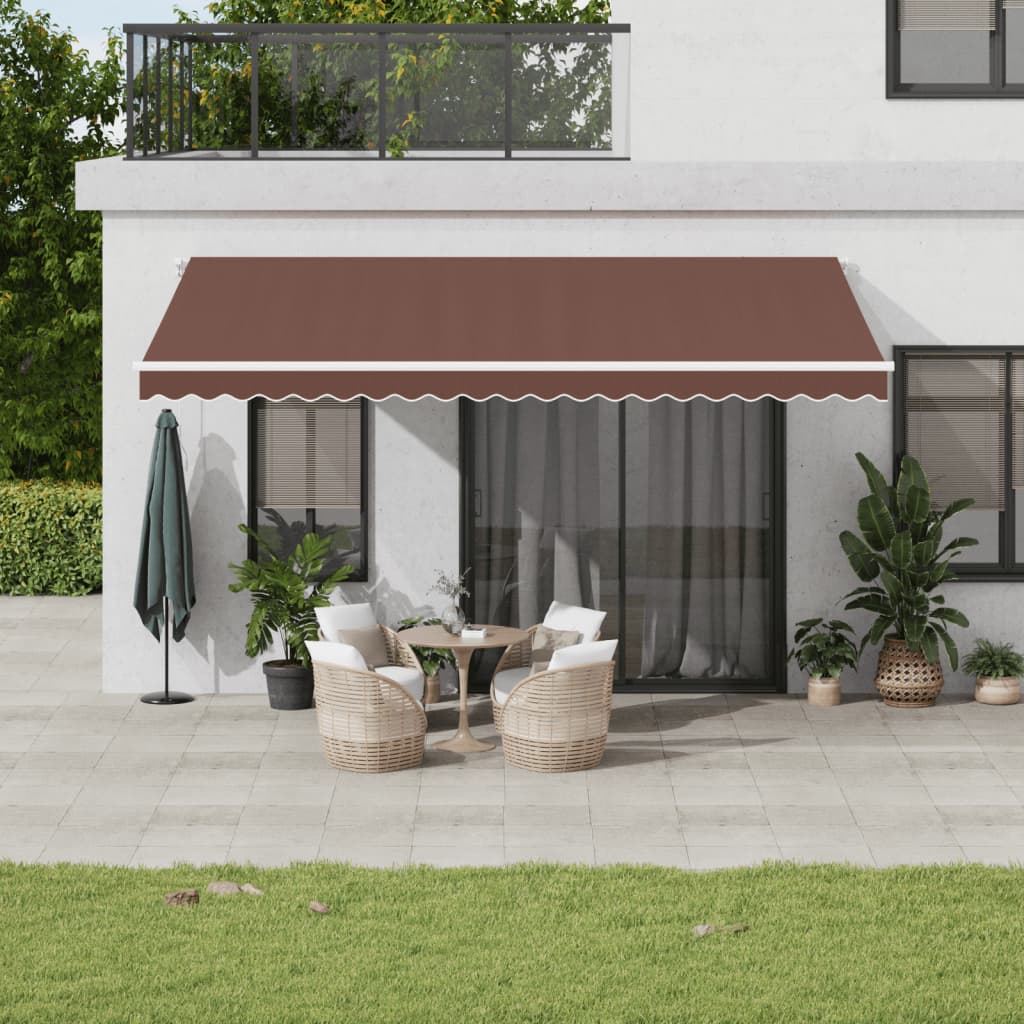 Toldo Retráctil Manual Con Led