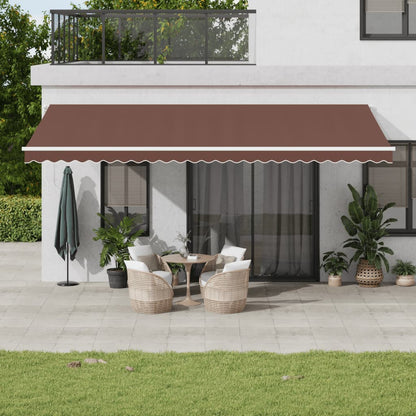 Toldo Retráctil Manual Con Led