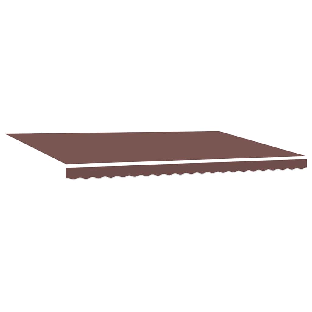 Toldo Retráctil Manual Marrón 500X300 Cm