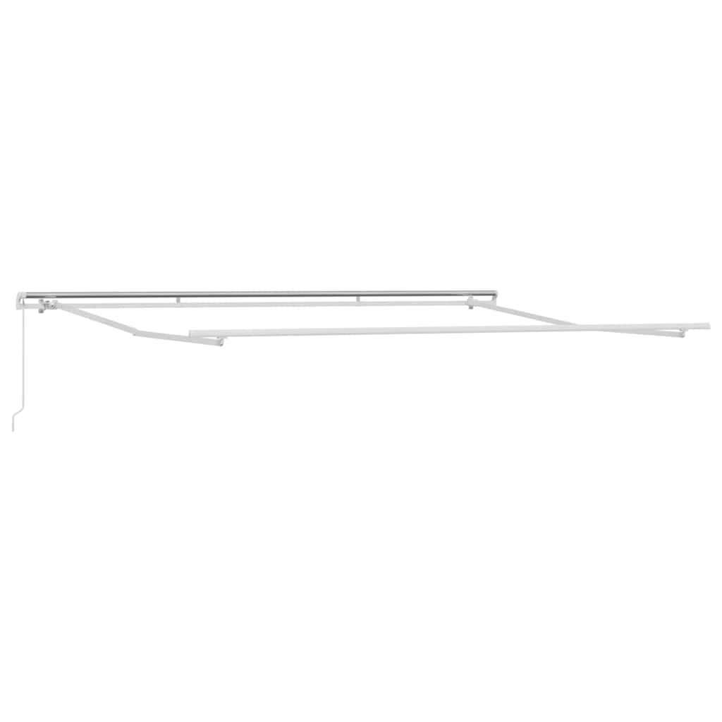 Toldo Retráctil Manual Marrón 500X300 Cm