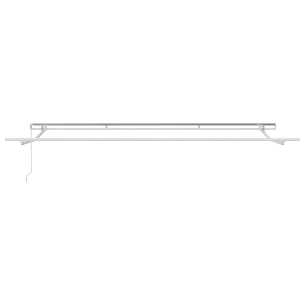 Toldo Retráctil Manual Marrón 450X300 Cm