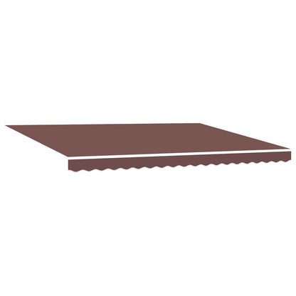 Toldo Retráctil Manual Marrón 450X300 Cm