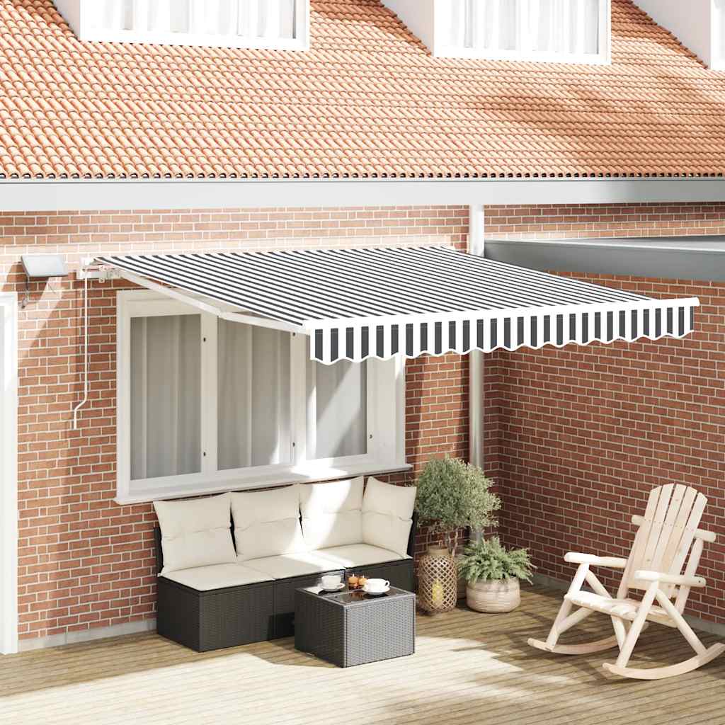 Toldo Retráctil Manual Con Led