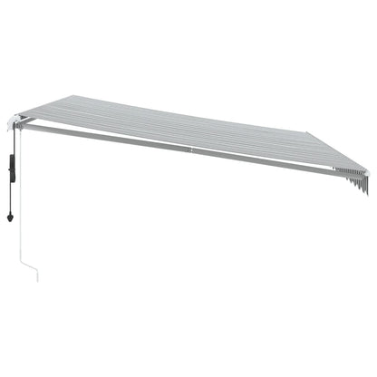 Toldo Retráctil Automático Gris