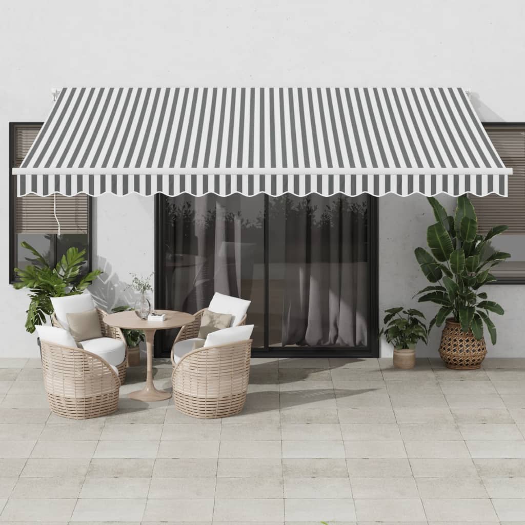 Toldo Retráctil Automático Gris