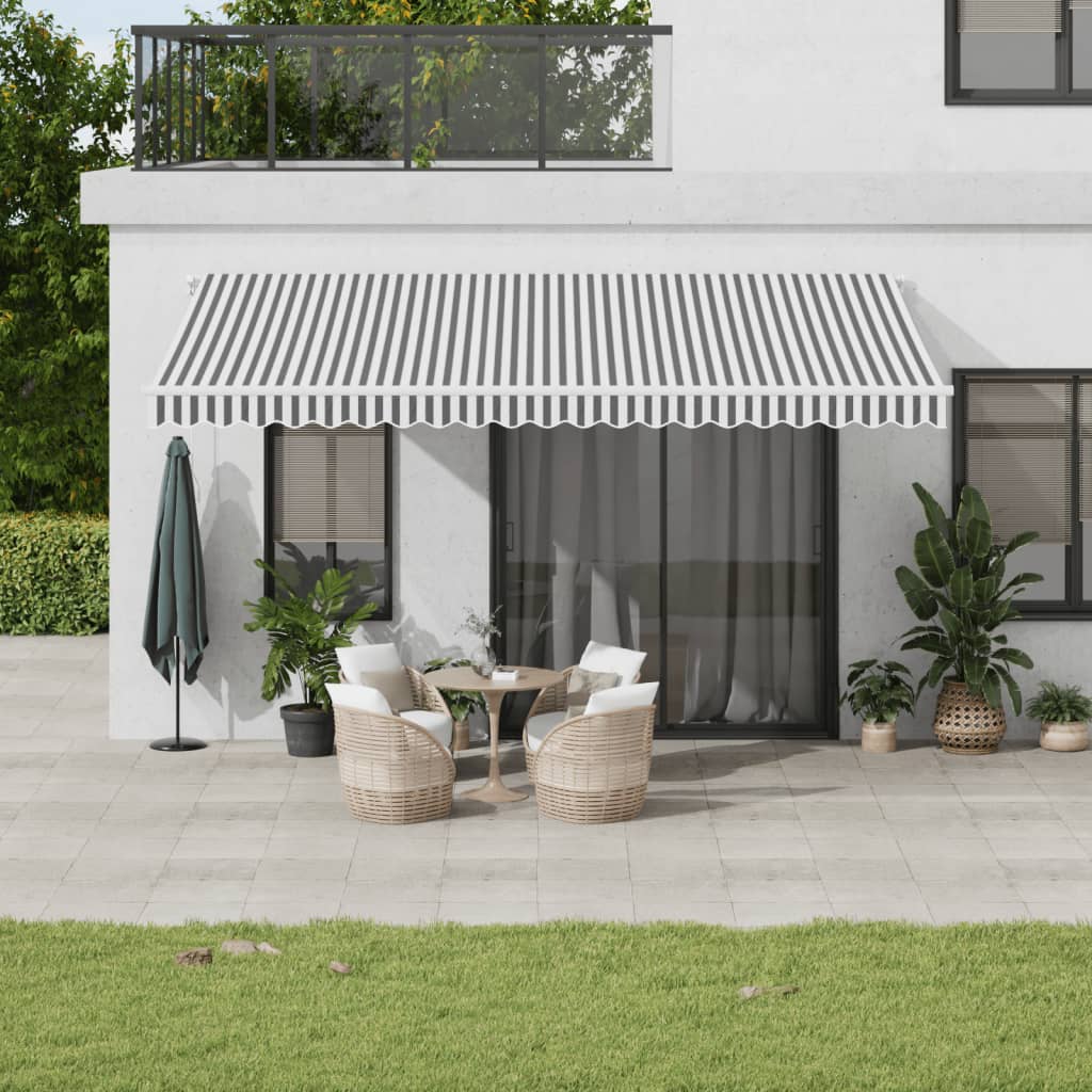 Toldo Retráctil Automático Gris