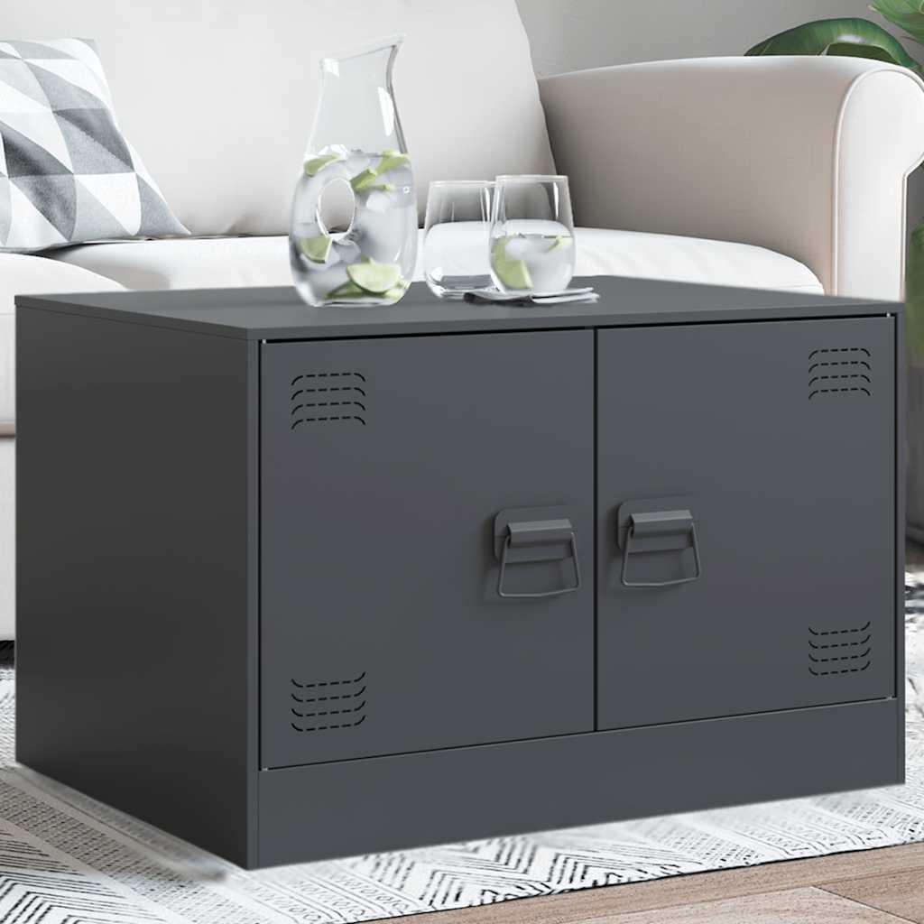 Mesa De Centro Acero 67X50X44 Cm