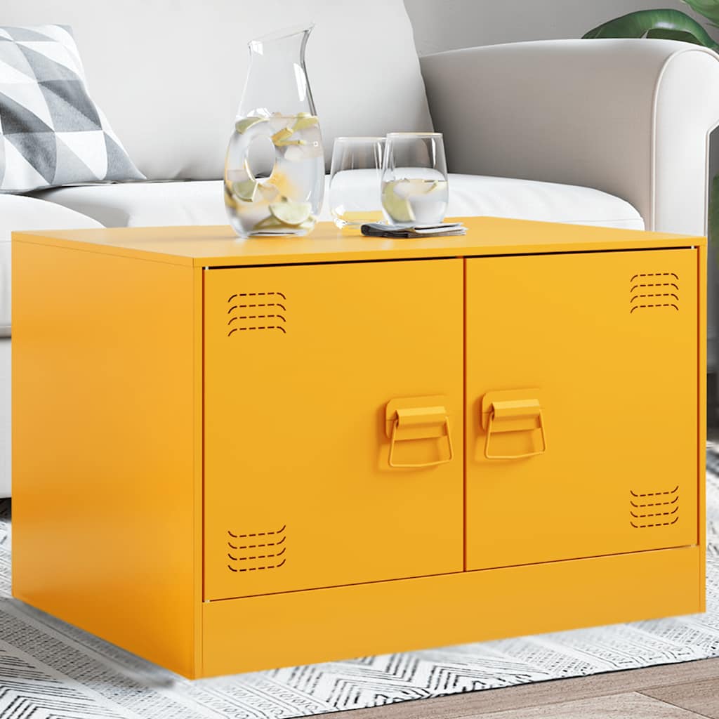 Mesa De Centro Acero 67X50X44 Cm